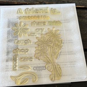 Close to my heart my acrylix stamp set-A friend is